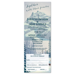 Mountain Wedding Invitations | Beaver Creek, CO (all in one format)