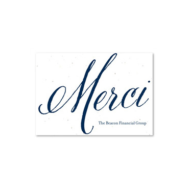 Merci Thank You Notes by Green Business Print