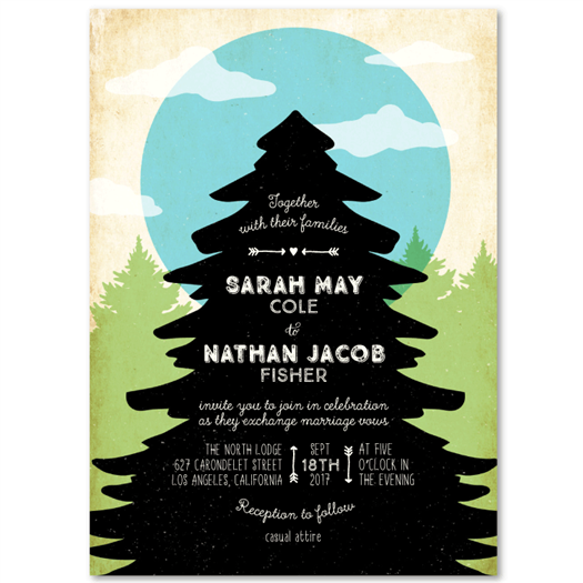 Moon Themed Wedding Invitations | Blue Moon