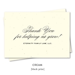 Best Thank you notes to get referrals, popular with realtors and advisors | Elegant Script