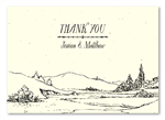 Unique Paper Thank you cards on Seeded Paper ~ By the Little Brook