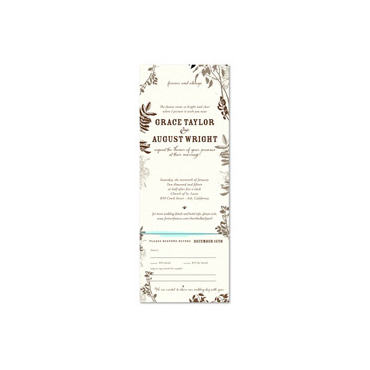 Send n Sealed Invitations ~ Cherished Backyard (100% recycled antique paper)