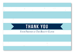 Business Thank you notes ~ Classic Stripes by Green Business Print