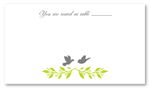 Bird Theme Wedding Place Cards | Cute Birds