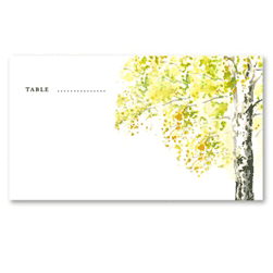 Birch Tree Wedding Place Cards