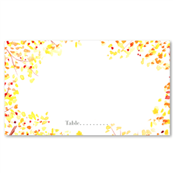 Fall Wedding Place Cards | Fall Meadow
