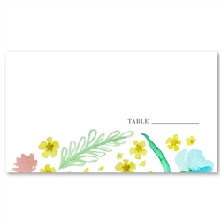 Wildflowers Wedding Place Cards | Floral Grace