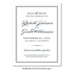 Forever Eco Chic Wedding Save the Date Cards