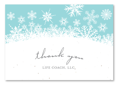 Plantable Thank you cards | Frosty