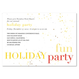 Corporate Holiday Invitations | Party Bubbles