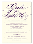 Unique Gala Invitations on seeded plantable paper ~ Stately Event by Green Business Print