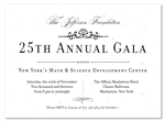 Formal Gala Invitations on plantable paper ~ Very VIP by Green Business Print