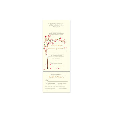 Send n Sealed Invitations ~ Golden Blooms Tree