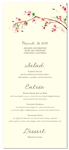 Unique Wedding Menu ~ Golden Blossoms Tree