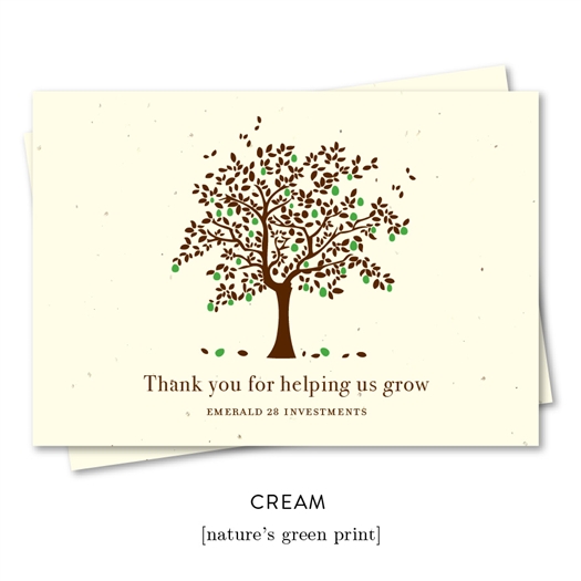 Thank you cards for referral, for advisors | Apple Tree