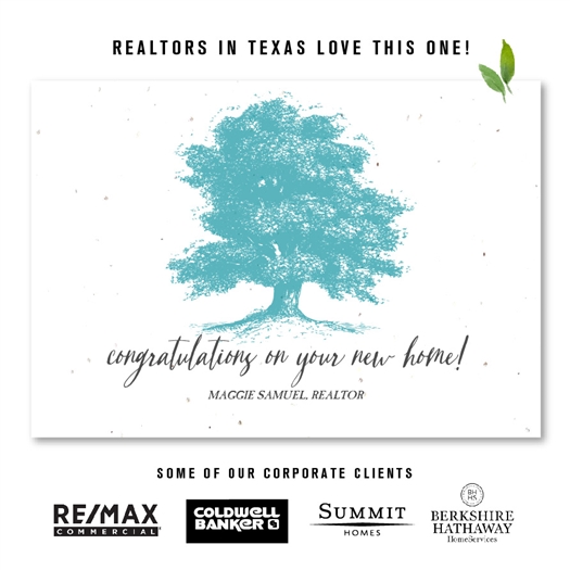 Creative Thank you notes to get referrals, popular with realtors and advisors | Eternity Tree