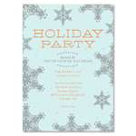 Corporate Holiday Party Invitations on plantable paper ~ Snow Soiree by Green Business Print