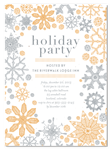 Corporate Holiday Party Invitations on plantable paper ~ Snow Party by Green Business Print