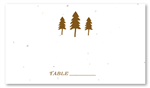 Seeded Paper Table Cards - In the Pines