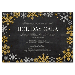 Chalk Holiday Gala Invitations | Jolly Night