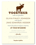 Moose Wedding Invitations | Moose Love