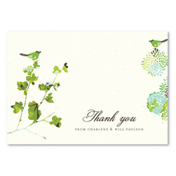 Garden Wedding Thank You Cards | Nature's Glory
