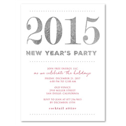 Corporate New Year Party Invitations ~ 2014 by Green Business Print