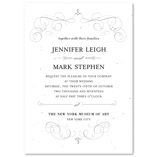 Sophisticated Wedding Invitations | New York Soiree