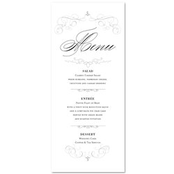 Sophisticated Wedding Menus | New York Soiree