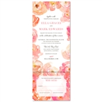 pink peony Wedding Invitations watercolor