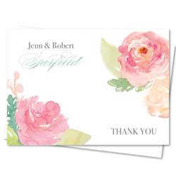 Peony Thank You Notes | Pink peony heaven