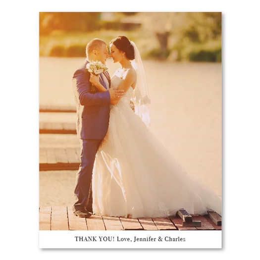 Wedding Photo Thank You Card | Perfect Union (100% recycled paper)