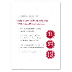 Business Party Invitations | Silent Auction