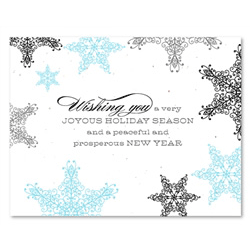 Company Christmas Cards ~ Snow Soiree by Green Business Prin