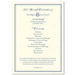 Sophisticated Wedding Programs Sophisticated by ForeverFiances
