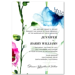 Wildflowers Spring Wedding Invitations | Spring Joy