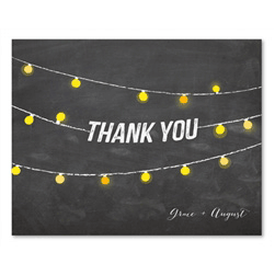 Chalk Thank You Postcards