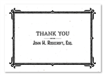 Business Thank you cards ~ Vintage Corporate by Green Business Print
