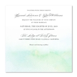 Beach Wedding Invitations watercolor - West shores pastel by ForeverFiances