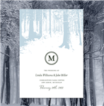 Winter Forest Wedding Programs (recycled)