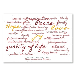 Business Holiday Thank you cards | Words for Peace