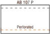 AB-107P: 10-3/4"X 6-3/4" CLEAR NO PRINT