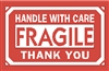 DL-1260: 2" X 3" HANDLE WITH CARE FRAGILE