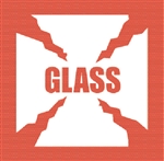 DL-1281: 4" X 4" GLASS LABEL