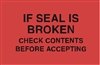 DL-3171: 3" X 5" IF SEAL IS BROKEN CHECK