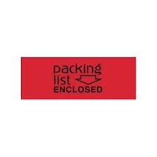 DL-3611: 2" X 3" PACKING LIST ENCLOSED