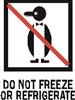 DL-4050: 4" X 6" DO NOT FREEZE OR