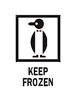 DL-4270: 4" X 6" KEEP FROZEN LABEL