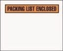 PR-11: 7" X 5-1/2" TOP PRINT PACKING LIST