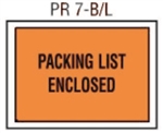 PR-7: 4-1/2 X 6" FULL PRINT PACKING LIST